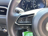 ステアリング左にはオーディオスイッチをまとめて配置しており、運転中のオーディオ操作による危険を減らしてくれます。