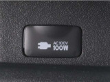 非常時やキャンプ等に役立つAC100Vコンセント付きです。