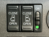 【両側電動スライドドア】リア両側は電動スライドドア!軽い操作で簡単開閉、狭い駐車場など乗り降り快適で強風時も安心です♪