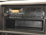 AMラジオです。シンプルなので消費電力は少なめです。