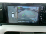 アラウンドビュ-モニタ-装備。上から見下ろしているような映像が表示されるので、車庫入れ時にも安心です!確認しずらい障害物等も視認しやすいですね^^