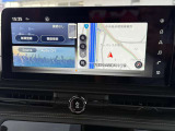 日産純正メモリーナビ。操作も簡単なタッチパネルです。