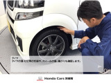 ★タイヤ★タイヤの溝・ヒビ等の状態や、ホイールの傷、曲がりも確認します。