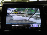 バックカメラの画像です。車庫入れの安心感がアップしますね。