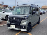 4WDの軽スライドドア車お探しの方にお勧め♪モスグレーメタリックのスペーシアベースXF入庫しました! ☆ライドテックのUPスプリングで約1cmのリフトアップ車です♪
