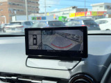 バックモニターもついているので、バック駐車も安心です♪
