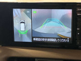 【アラウンドビューモニター】車を上から見下ろしているかのような映像で周囲の状況がひと目で確認、狭い駐車場に駐車するときも安心です♪♪障害物などがあると警告音がなりますので安心して駐車が出来ます★