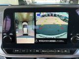【アラウンドビューモニター】周囲を見渡せる映像で、スムースな駐車をサポートします