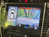 【パノラミックビューモニター】専用のカメラにより、上から見下ろしたような視点で360度クルマの周囲を確認することができます☆死角部分も確認しやすく、狭い場所での切り返しや駐車もスムーズに行えます。