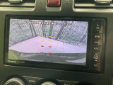 【バックカメラ】駐車時に後方がリアルタイム映像で確認できます。大型商業施設や立体駐車場での駐車時や、夜間のバック時に大活躍!運転スキルに関わらず、今や必須となった装備のひとつです!
