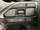 ステアリングスイッチ付き。前方から目を離すことなく操作することが可能です。