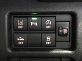 運転席回りのスイッチで安全装備のON/OFFも簡単に!