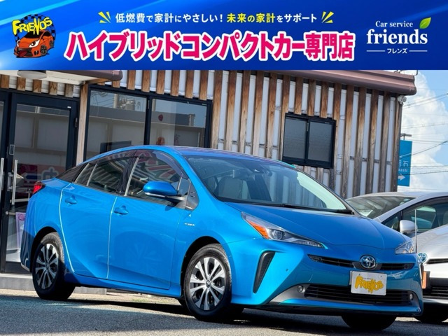 プリウス 1.8 A プレミアム 後期型 クールグレー革シート 電動シート