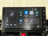【9インチスマホ連携ディスプレイオーディオ】 対応しているスマホアプリを大画面で使えます!フルセグテレビやラジオの視聴、Bluetooth接続による音楽鑑賞、ハンズフリー通話なども利用可能です。