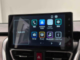 メーカーオプションの9インチディスプレイオーディオ装備でApple CarPlayやAndoroido Autoに対応!フルセグテレビ、ラジオ、BluetoothR接続対応