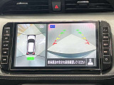 【アラウンドビューモニター】車を上から見下ろしているかのような映像で周囲の状況がひと目で確認、狭い駐車場に駐車するときも安心です♪