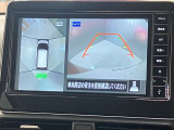 【アラウンドビューモニター】車を上から見下ろしているかのような映像で周囲の状況がひと目で確認、狭い駐車場に駐車するときも安心です♪