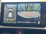 【パノラミックビューモニター】専用のカメラにより、上から見下ろしたような視点で360度クルマの周囲を確認することができます☆死角部分も確認しやすく、狭い場所での切り返しや駐車もスムーズに行えます。
