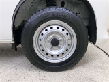 純正スチールホイ-ル。