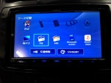 フルセグテレビ搭載。DVD・CD再生にも対応しています。