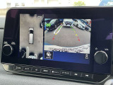バック時には今や必須のバックカメラ・アラウンドビューを装備!目安のライン表示可能!