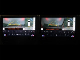 パノラミックビューモニター付きです。車両を上から見た様な映像を画面に表示。運転席からの目視だけでは見にくい、車両周辺の状況をリアルタイムでしっかり確認出来ます。