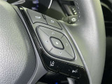 ステアリングスイッチ付き。前方から目を離すことなく操作することが可能です。