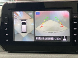 【アラウンドビューモニター】車を上から見下ろしているかのような映像で周囲の状況がひと目で確認、狭い駐車場に駐車するときも安心です♪♪障害物などがあると警告音がなりますので安心して駐車が出来ます★