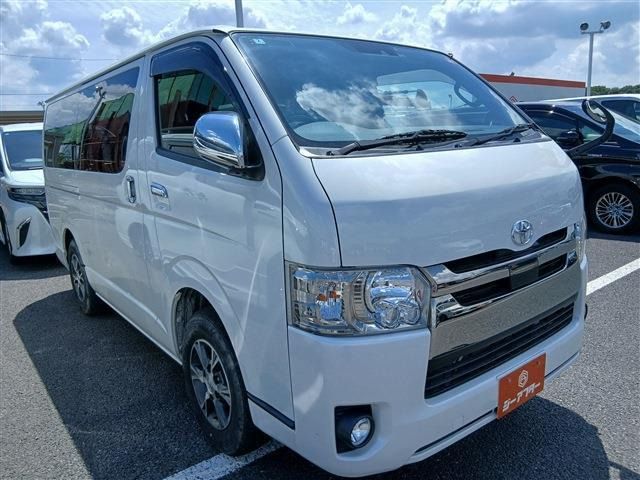 ハイエースバン 2.8 スーパーGL ダークプライムII ロング ディーゼル 4WD 禁煙車 純...