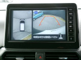 まるで上空から見下ろしているような感じで駐車が楽にできるインテリジェントアラウンドビューモニター!幅寄せが苦手な方でもサイドビューで確認することができますよ♪