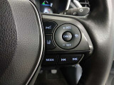 ステアリング右側には、運転支援機能を手元で操作できるスイッチ類を配置しています