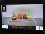 バックガイドモニターを装備しています、車庫入れもラクラクです。
