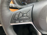 オーデイオやナビのコントロールができるスイッチ、運転中は手を放さず手元で操作可能なんです!