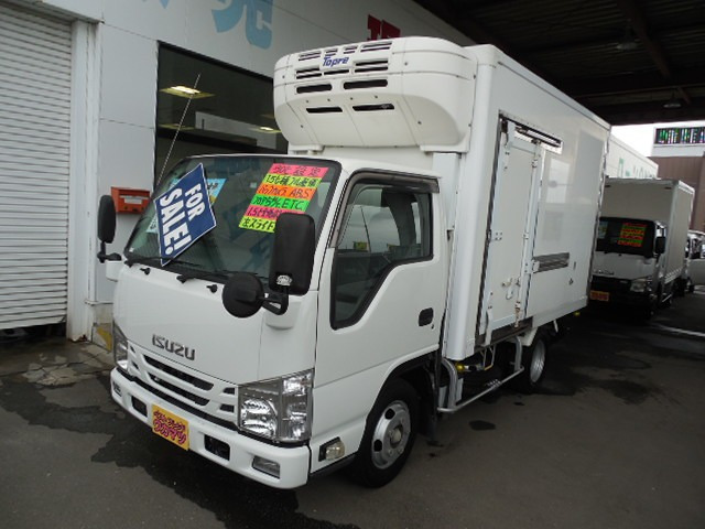 エルフ 30ディーゼルターボ1.5t低温冷凍車トープレ製冷凍機-30℃設定・左サイドドア