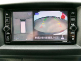 アラウンドビューモニター。空の上から見下ろすような視点でスムース駐車。