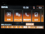 目的地設定画面
