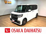 充実装備のタントカスタムのお買得車が入庫しました!1年間走行距離無制限保証付き!ナビ、バックカメラ、ETC、ドラレコ、運転席シートヒーター、両側パワースライドドア、キーフリーなど装備の1台です!!