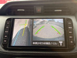 ナビのOPTボタンを二回押すことで運転席からの死角もカバーできます