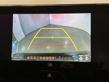 バックギアに入れると、このように後方が映し出されます!最終確認はご自身の目と耳で必ず行ってください!安全第一で!