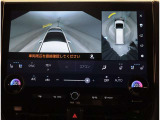 パノラミックビューモニター 車両上空より写したような画像をモニターに表示☆車庫入れや、幅寄せなどに大変便利な機能です。
