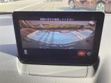 バックカメラの広角表示にしました。