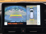 【パノラミックビューモニター】専用のカメラにより、上から見下ろしたような視点で360度クルマの周囲を確認することができます☆死角部分も確認しやすく、狭い場所での切り返しや駐車もスムーズに行えます。
