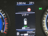 障害物を感知し知らせてくれるので安心です♪