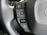 ステアリングスイッチ付き。前方から目を離すことなく操作することが可能です