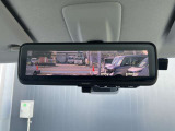 荷物をたくさん載せても後ろの確認が出来る便利なスマートルームミラー!