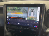 【アラウンドビューモニター】専用のカメラにより、上から見下ろしたような視点で360度クルマの周囲を確認することができます☆縦列駐車や幅寄せ時に活躍してくれます♪