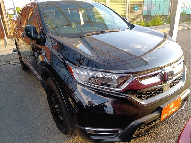 CR-V 2.0 e:HEV EX ブラック エディション 4WD 禁煙車 サンルーフ 純正ナビ