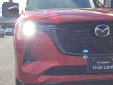 アダプティブLEDヘッドライト カメラや車速センサーと連動して、ハイ、ロー、ワイドローのLEDライトを常に最適な配光に自動制御する優れものです!