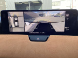 360度ビューモニター 4つのカメラで前後左右、俯瞰映像を表示、ドライバーからは見えない領域の危険認知をサポートするシステム搭載!