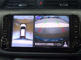 アラウンドビュー☆空から見下ろすような視点で、スムーズな駐車と安全確認をサポート!運転の心強い味方になってくれます♪